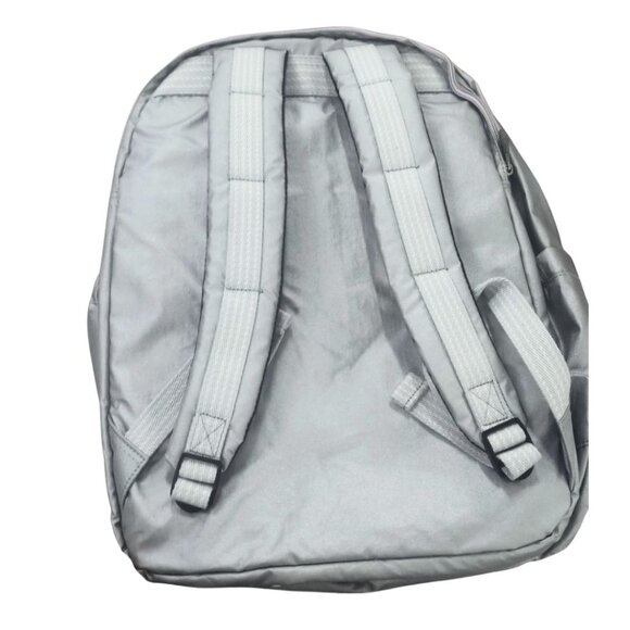 brand new Extra Large 47cm xl 17" Laptop Kipling Seoul Backpack silver - Picture 12 of 12
